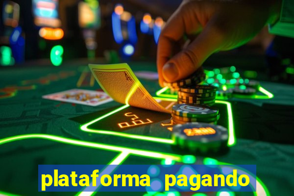 plataforma pagando bonus no cadastro